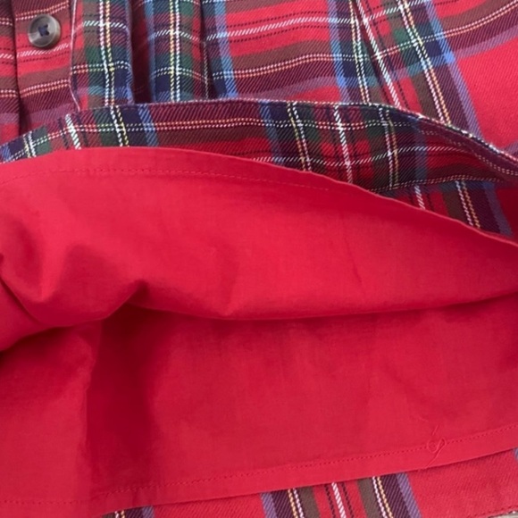 Mini Boden Red and Blue Plaid Skirt - Picture 3 of 4